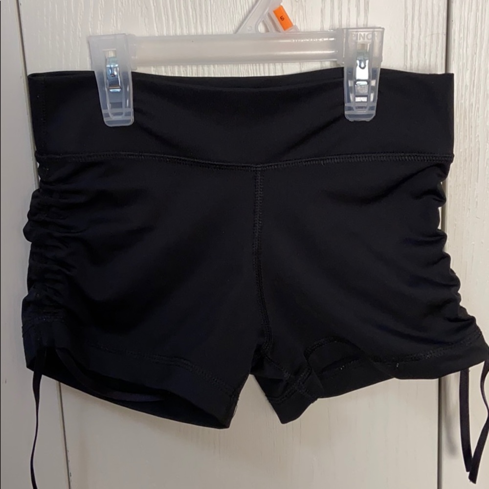 Triple Flip Black Adjustable Exercise Shorts